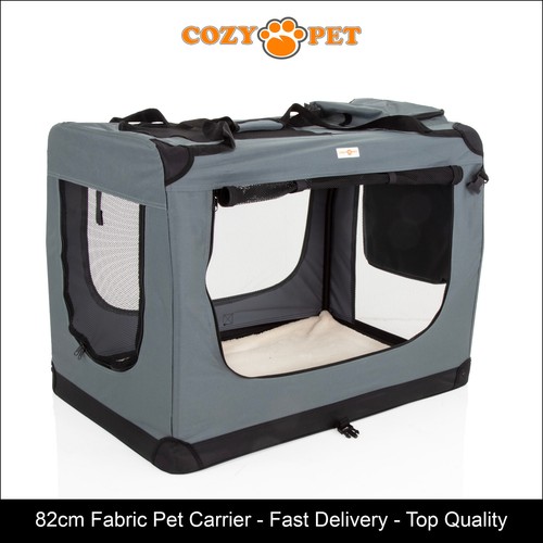 Fabric dog crate 82cm - crate,