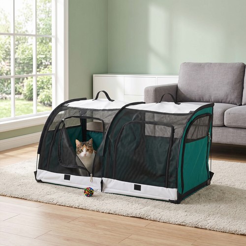 Fabric dog crate pet - dog,