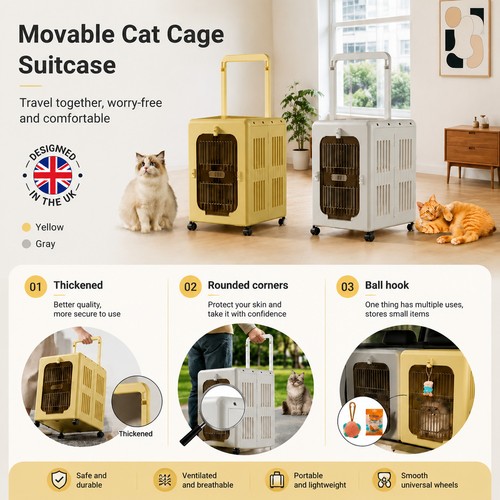 Foldable cat dog carrier - foldable,