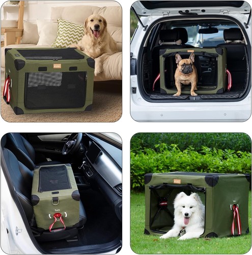 Dog crate foldable carrier - foldable,