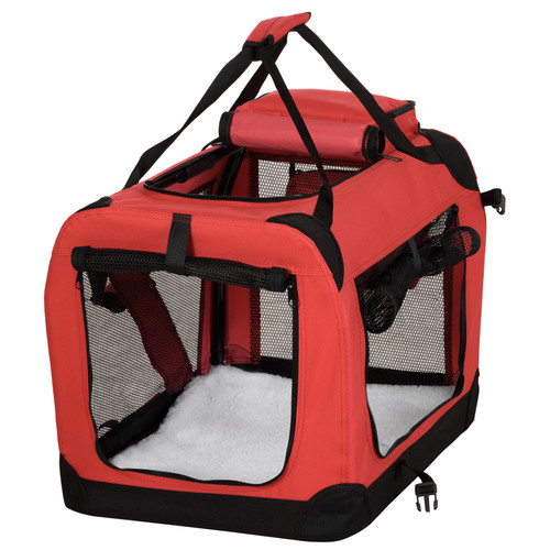 Folding soft pet carrier - soft,