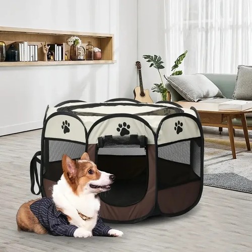 Foldable soft fabric dog - soft,