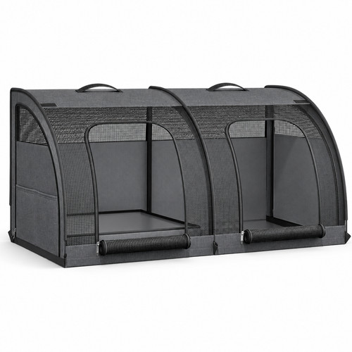 Large foldable dog crate - large,