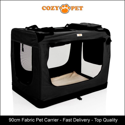 Fabric dog crate 90cm - dog, by