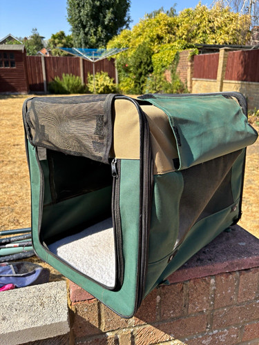 Soft sided dog travel crate - dog,