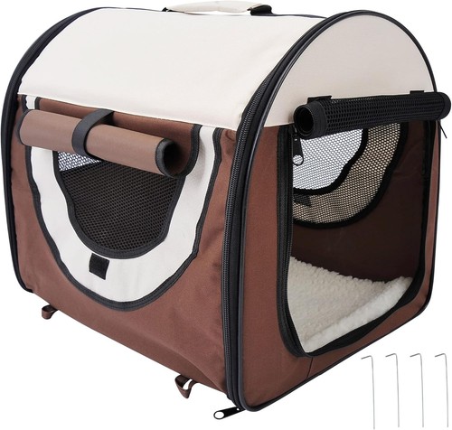 Pawhut folding fabric soft pet - fabric,