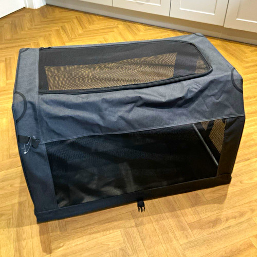 Folding dog crate - dog,