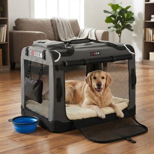 Xxl foldable fabric dog - dog, crate