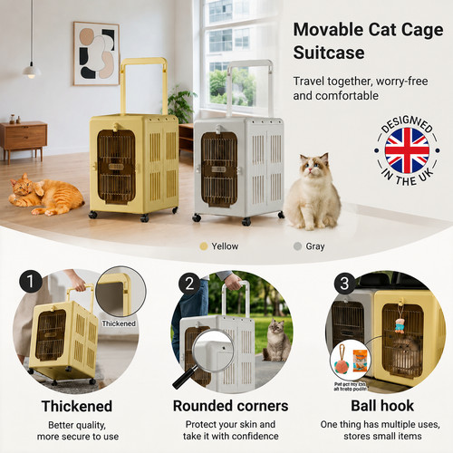 Foldable cat dog carrier - dog,