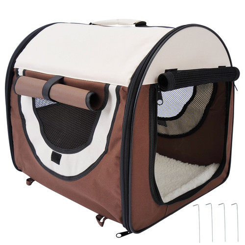 Soft pet crate folding - crate,