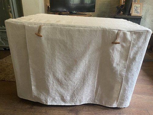 Ivory dog crate - ivory,